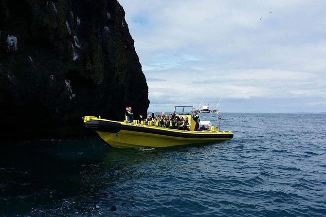 2 hour Round Trip in Vestmannaeyjar on a RIB Boat - Getting out farther toward Súlnasker and open-water wildlife