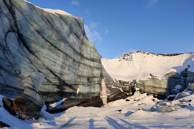 3 Hours Katla Ice Cave Tour/Meet in Vík - Getting kitted up: helmets, crampons, and a real safety check