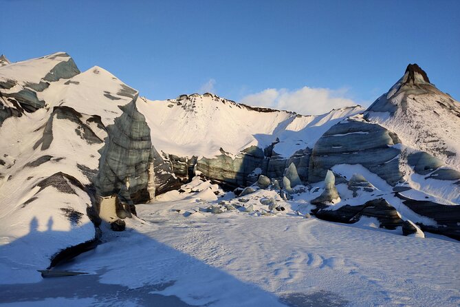 3 Hours Katla Ice Cave Tour/Meet in Vík - The cave team’s work: stairs and safe access