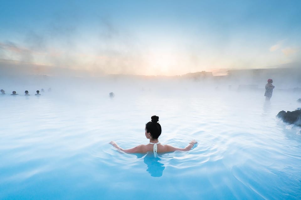 Blue Lagoon: Admission Package with Drink, Towel, and Mask - Lava corridor to lagoon: the entry flow that sets the tone