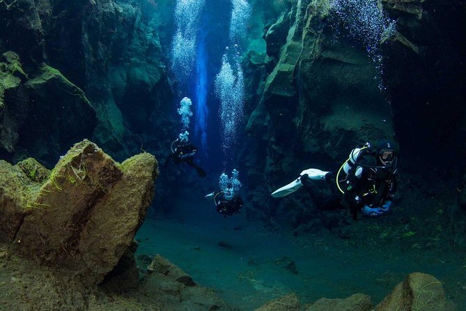 Dive the Divide: Silfra Fissure Scuba Tour | Reykjavik Pickup - The Underwater Route: Deep Crack, Hall, Cathedral at 22m, and Silfra Lagoon