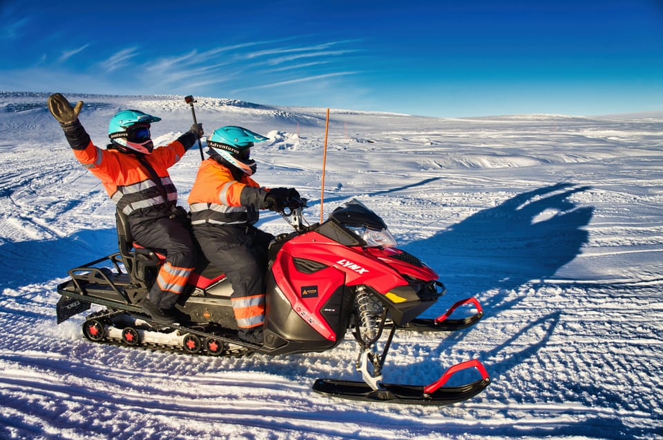 From Geysir: Snowmobile Adventure on Langjökull Glacier - Shared vs solo snowmobile: how the ride changes with 2 riders