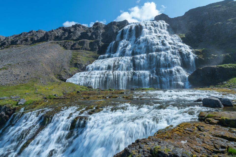 From Reykjavík: 3-Day Tour of the Wild Westfjords - Day 1 in the Westfjords: Viking turf-roofs, Þingmanná Falls, and Krosslaug heat