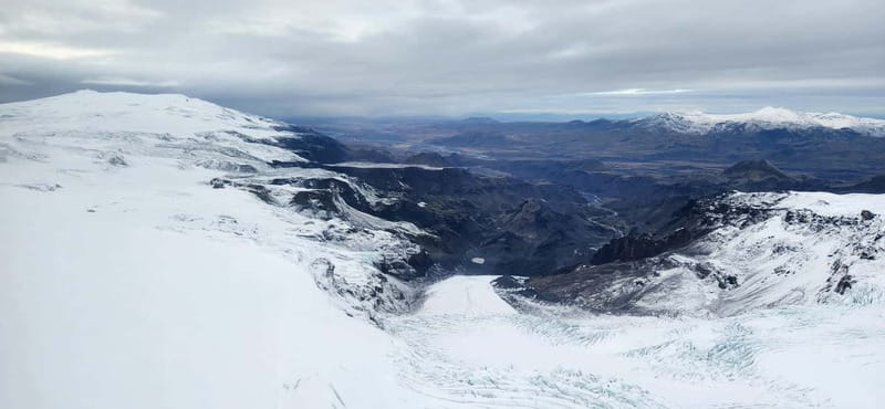 From Reykjavik: Fire And Ice Helicopter Tour with 2 Landings - Landing on Þórisjökull Glacier: snowballs, silence, and Dune-level mood