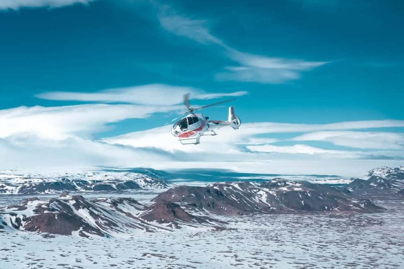 From Reykjavik: Fire And Ice Helicopter Tour with 2 Landings - Hengill Geothermal Area landing: boiling mud pots, steam, and color