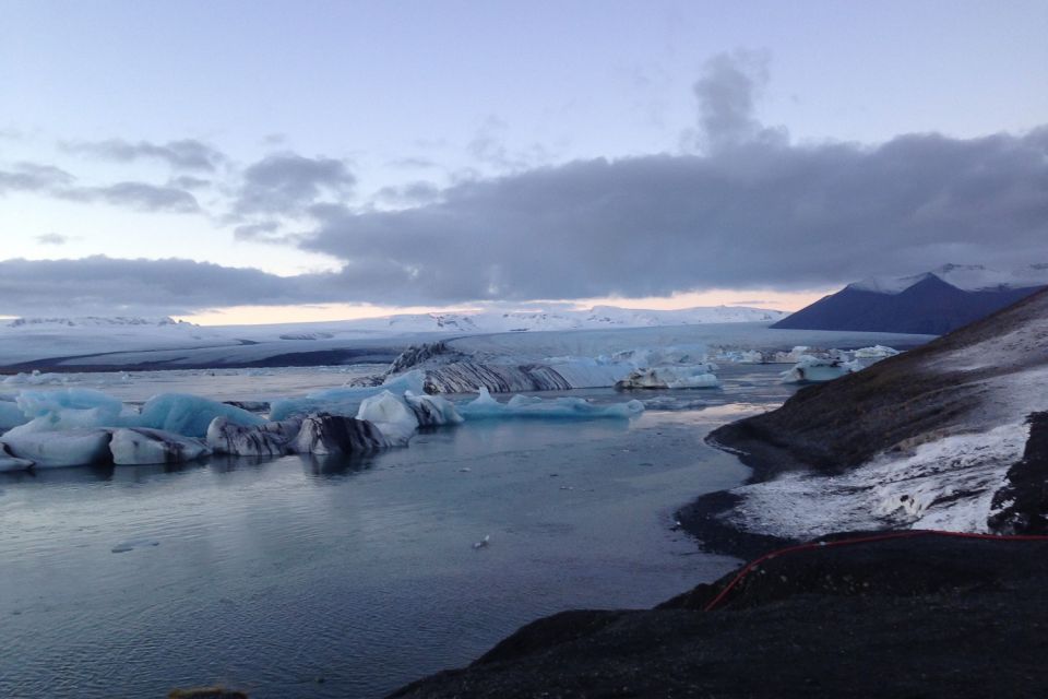 From Reykjavik: Glacier Lagoon Boat Ride, Diamond Beach Tour - Diamond Beach: the black-sand walk that turns into a photo hunt