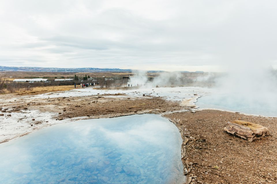 From Reykjavik: Golden Circle and Glacier Snowmobile Tour - Gullfoss Waterfall: A 32-Meter Drop That Turns Weather Into Part of the Deal