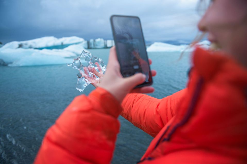 From Reykjavik: Jökulsárlón Glacier Lagoon and Diamond Beach - Diamond Beach: Why Black Sand Makes the Ice Look Like Gems