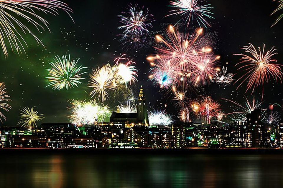 From Reykjavik: New Years Fireworks by Boat - The view experience: fireworks, coastline, and potential aurora