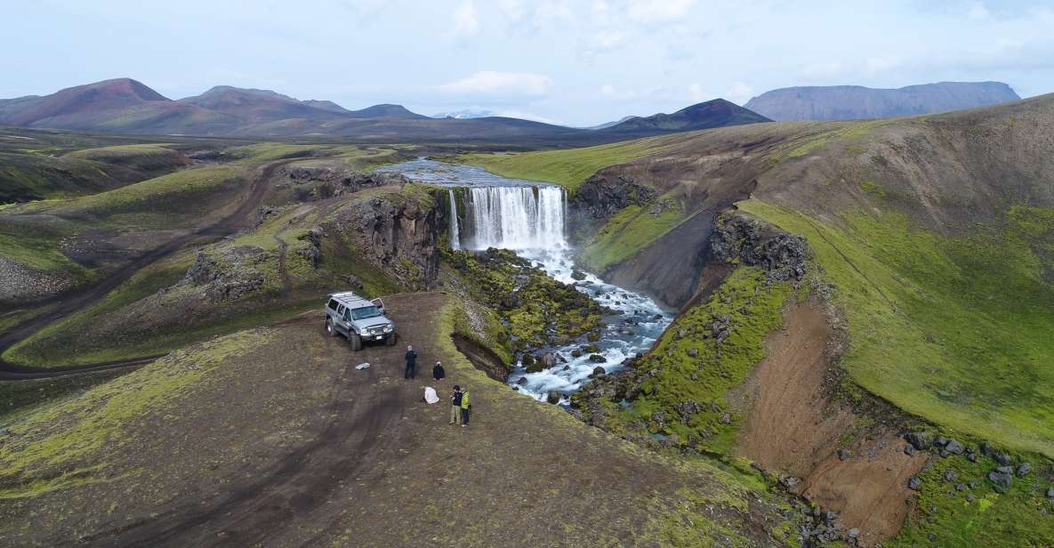 From Reykjavik: Private Landmannalaugar & Hekla Jeep Tour - Hjálparfoss Waterfall: A Soft Landing After Volcanic Power