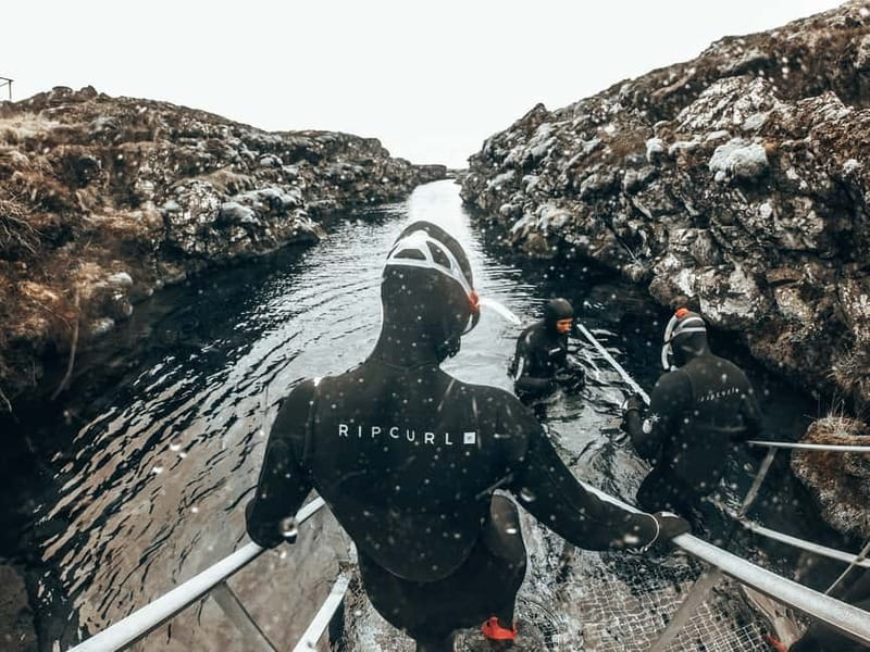From Reykjavík: Silfra Snorkeling with free photos - Underwater: floating between continents and watching the rift