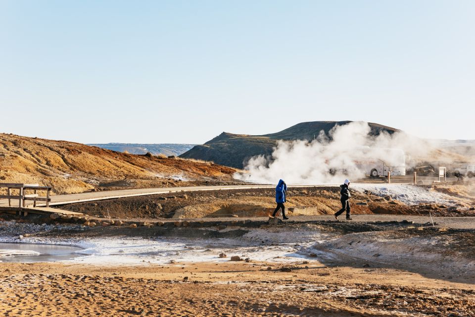 From Reykjavík: Volcanoes and Blue Lagoon Day Trip - Seltún Geothermal Area: a quick walk that sets the mood