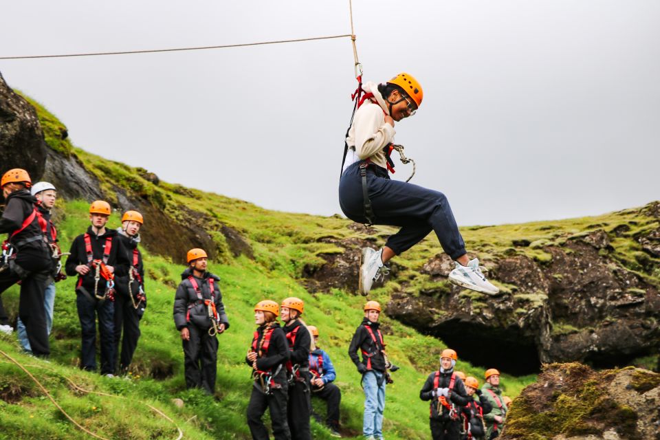 From Vík: Zipline and Hiking Adventure Tour - Getting fitted: harnesses, helmets, and guides who manage nerves