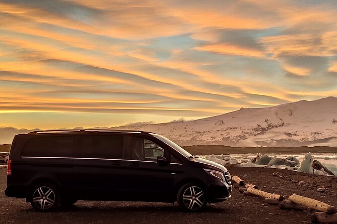 Glacier Lagoon, Diamond Beach, Black Sand Beaches and Waterfalls - A Private South Coast Day Starting With Reykjavík Pickup