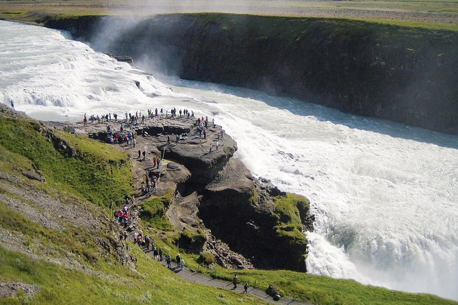 Golden Circle 7 Hours Bus Tour from Reykjavik - Gullfoss waterfall: a full hour to absorb power