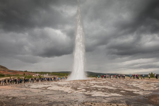 Golden Circle and Glacier Snowmobile Experience from Reykjavik - Geysir and Strokkur: Watching the Eruption Pattern
