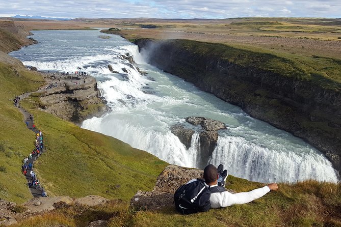 Golden Circle. Private Day Tour from Reykjavik - Gullfoss: two-tier waterfall plus an ice-age origin story