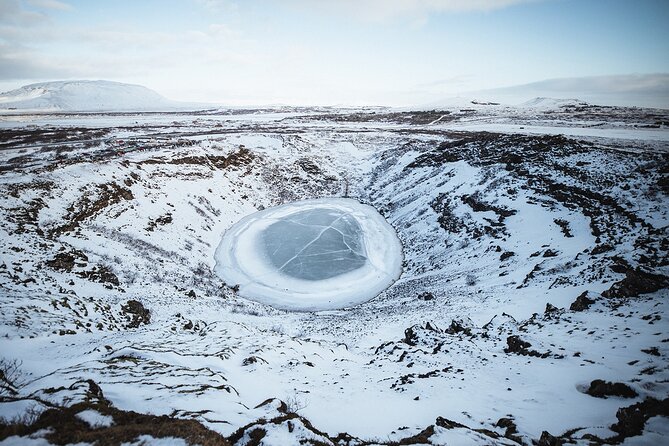 Golden Circle | Private Tour | PRO Photo Package - Bruarfoss Waterfall: blue water and the bridge-waterfall story
