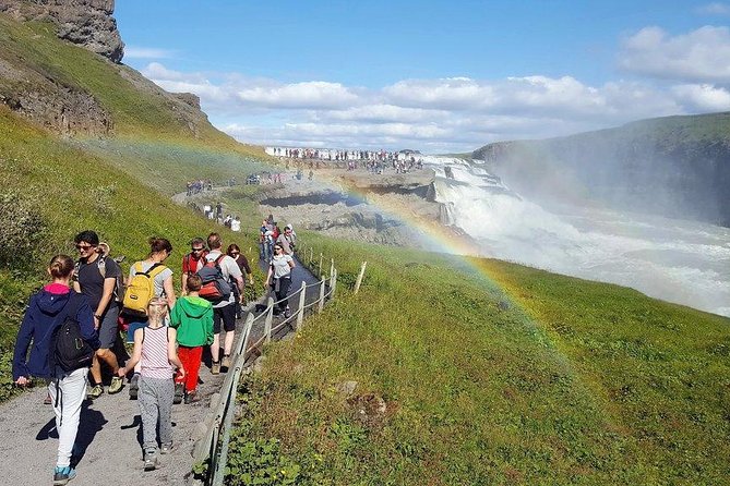 Golden Circle & South Coast. Private Day Tour - Reynisfjara black sand beach: basalt columns and sea cliffs in motion