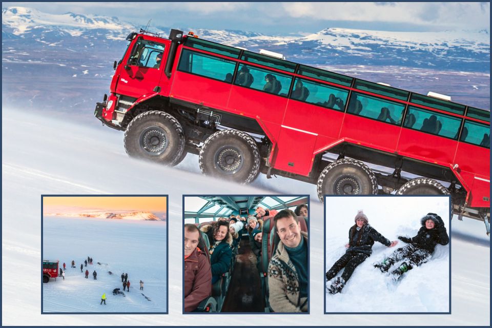 Gullfoss: Sleipnir Monster Truck Tour of Langjökull Glacier - Inside the Sleipnir Monster Truck ride: comfort, safety, and crevasse-level excitement