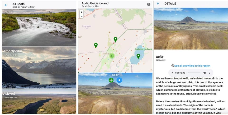 Iceland: Audioguide, Interactive map 200 spots ++ - A guide you can use for a full year