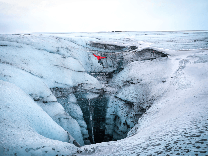 Iceland: Glacier Zip Line Tour with Hike or Ice Cave Visit - The Zipline Moment: Flying over a Moulin on Vatnajokull