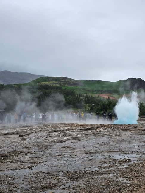 Iceland Reykjavik: Golden Circle Private Tour - Gullfoss waterfall: the Golden Waterfall’s real drama