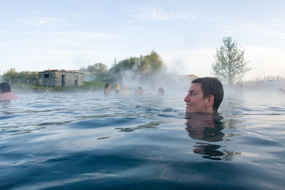 Iceland Secret Lagoon Admission Ticket - Northern Lights chance: pick an evening slot in winter