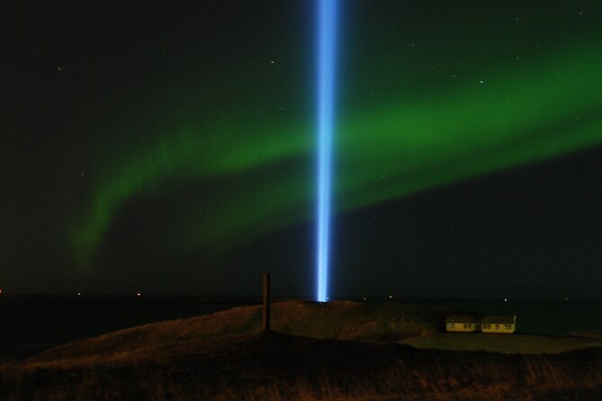 Imagine Peace Tower Tour on Viðey island | John Lennon tribute - Northern Lights: a dramatic bonus when conditions align