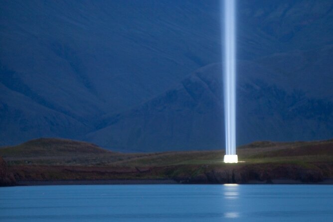 Imagine Peace Tower Tour on Viðey island | John Lennon tribute - Hot drink warm-up before the cruise back