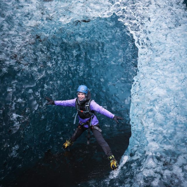 Jökulsárlón: Glacier Hike, Ice Cave, and Photoshoot Package - Lower Ice Cave and Upper Ice Cave: A Different Kind of Photo Stop