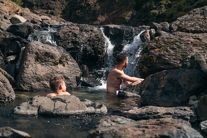 Lava Waterfalls, Sagas & Unique Canyon Baths - Small Group Tour - Deildartunguhver: Europe’s most powerful hot spring in action