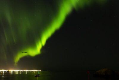 Northern Lights Yacht Cruise - Reykjavik’s sea views: Harpa musical hall and the shoreline stretch