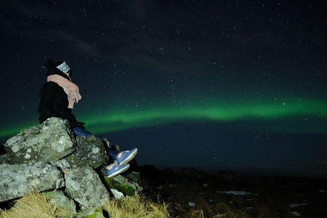 Private Northern lights with photographs - Chairs, hot chocolate, and the smart way to wait for the lights