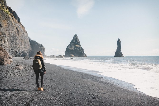 Private South Coast Fire and Ice: Glacier viewpoint & Lava Show - Skógafoss and Reynisfjara: the South Coast hits early