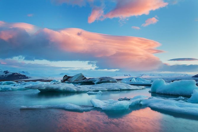 Private South Coast & Glacier Lagoon tour from Reykjavik - Glacier Lagoon: ice floating in a sea of black sand