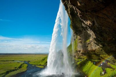 Private South Coast Tour of Iceland Including 6+ Main Attractions - Skogafoss: the 60+ meter drop and the stairs for the view