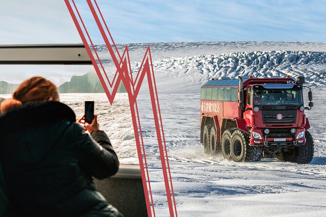 Red Glacier Monster Truck on Langjokull Glacier from Gulfoss - What to wear: the stuff you must bring yourself