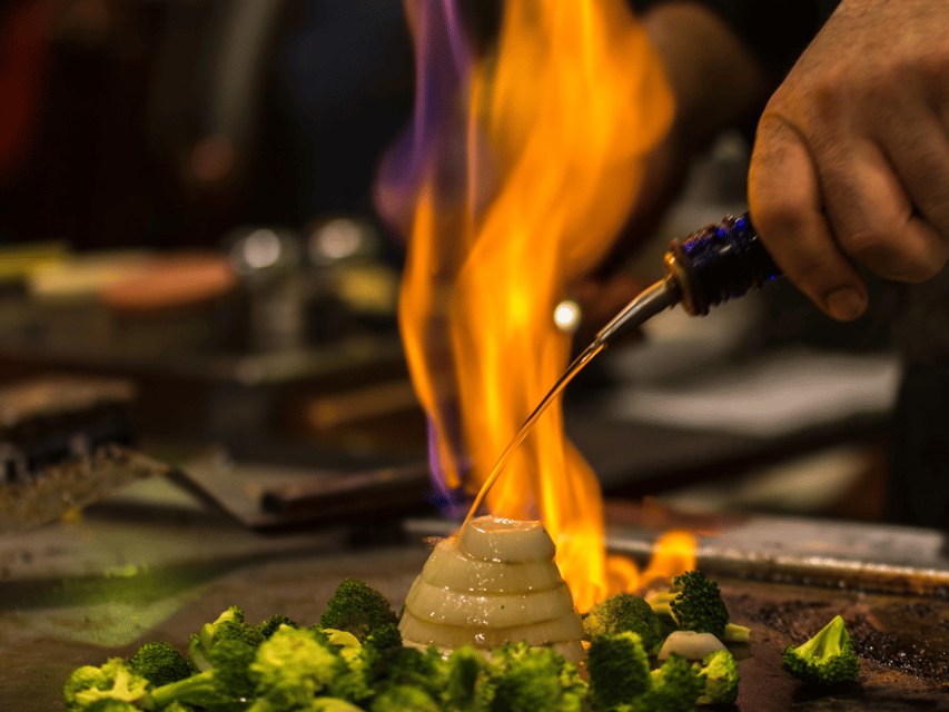 Reykjavík: 7-Course Teppanyaki Tasting Menu with Fire Show - The 7-course menu, mapped: carpaccio to Skýr yogurt