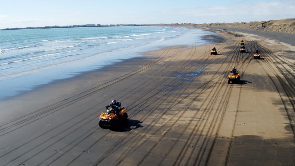 Reykjavík: Black Sand Beach 2-Hour ATV Adventure - The finish at Ölfusá: warm drink, ocean meeting point, and a calmer moment
