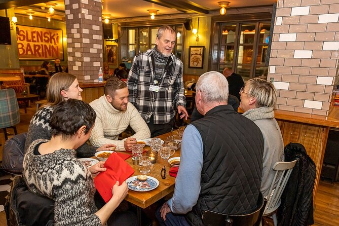 Reykjavik Food Lovers Tour - Icelandic Traditional Food - Restaurant Dass by Hallgrímskirkja: Hakarl and a drink to finish
