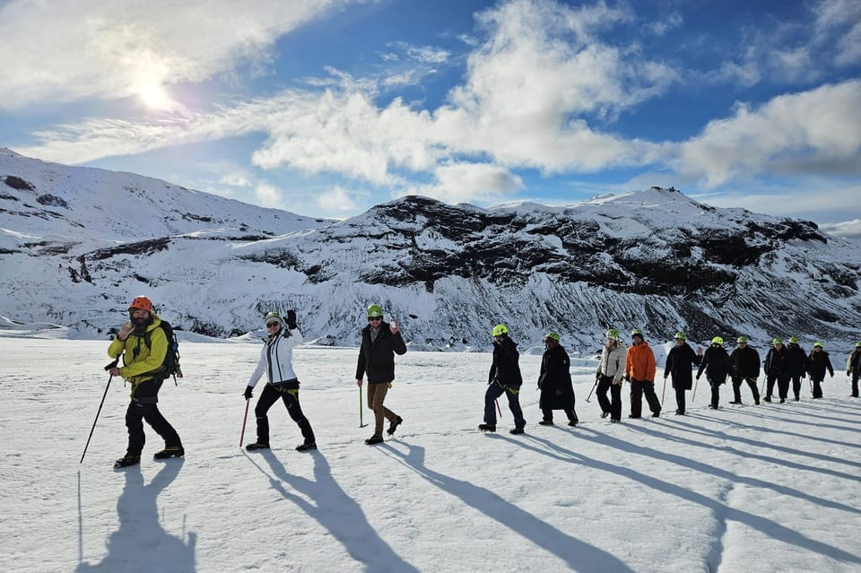 Reykjavik: Glacier Hike, Waterfalls and Black Sand Beach - Mýrdalsjökull and the last stretch back to Reykjavik