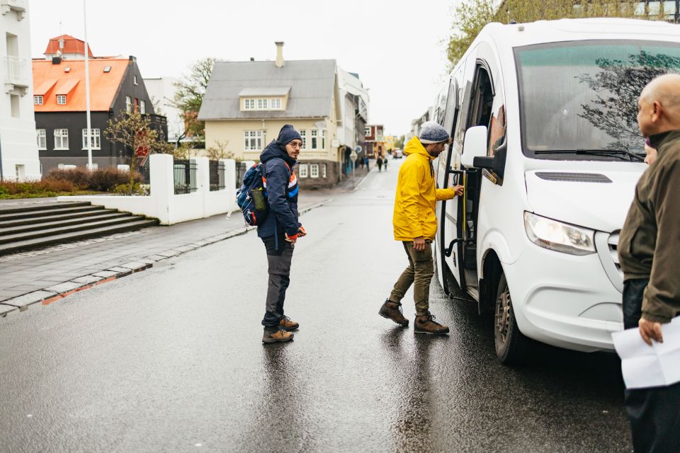 Reykjavik: Golden Circle, Crater & Blue Lagoon Minibus Tour - Getting around: minibus comfort, weather, and pacing