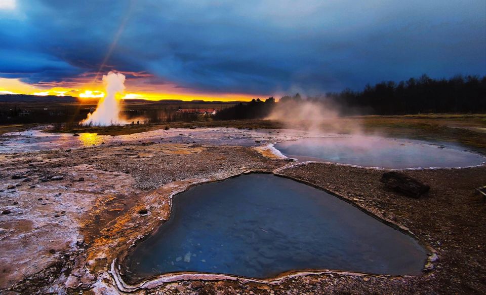Reykjavik: Golden Circle, Kerid Crater and Sky Lagoon Tour - Geysir Geothermal Area: Strokkur Eruptions You Can Actually Time
