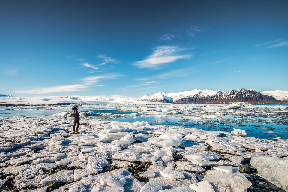 Reykjavik: Jokulsarlon Glacier Lagoon Full-Day Guided Trip - Timing and photo tips for a 14-hour day