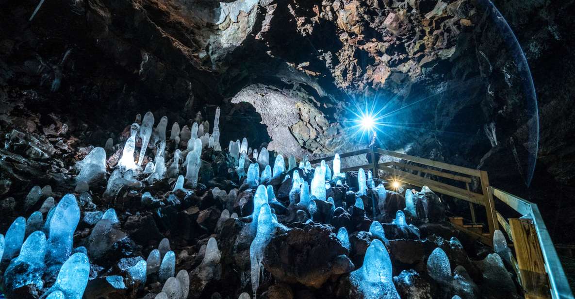 Reykjavik: Lava Cave, Hot Springs, and Waterfalls Tour - Key highlights you should know before you go