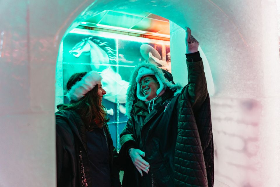 Reykjavik: Magic Ice Bar Entrance and Welcome Drink - First Minutes: Poncho, Gloves, and the Arctic Switch