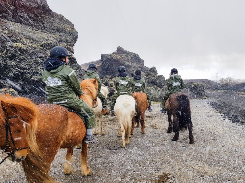 Reykjavik: Red Lava Horse Riding Tour - Getting to the stables: smooth pickup, clear timing, free parking