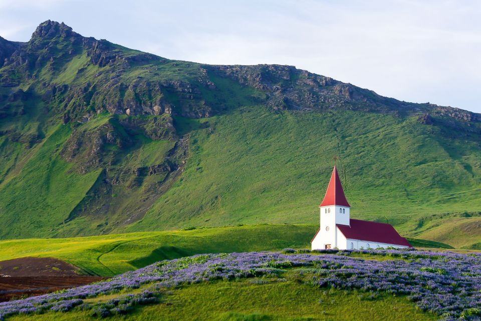 Reykjavík: South Coast Waterfalls, Black Sand & Glacier Tour - Seljalandsfoss: the walk-behind waterfall (the spray part is real)