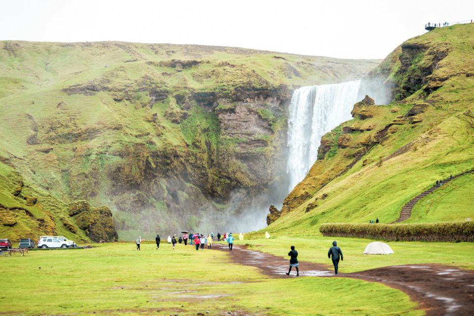 Reykjavik: South Coast Waterfalls & Glacier Small-Group Tour - Vík lunch stop: food plus the village vibe on the edge of the coast